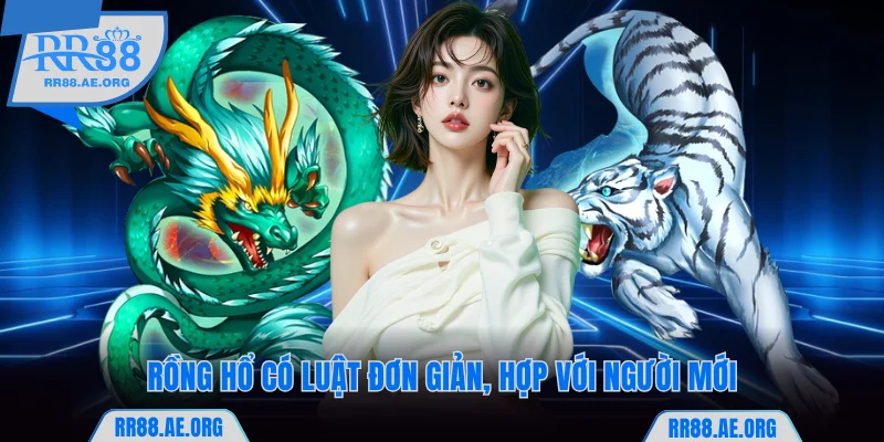 Live Casino RR88 - Trải Nghiệm Đỉnh Cao Cùng Dealer Xinh Đẹp 7 Rồng hổ RR88 có luật đơn giản, hợp với người mới