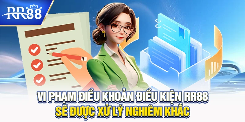 Điều khoản điều kiện RR88 - Các Thông Tin Nên Nắm Rõ 8 Vi phạm điều khoản điều kiện RR88 sẽ được xử lý nghiêm khắc